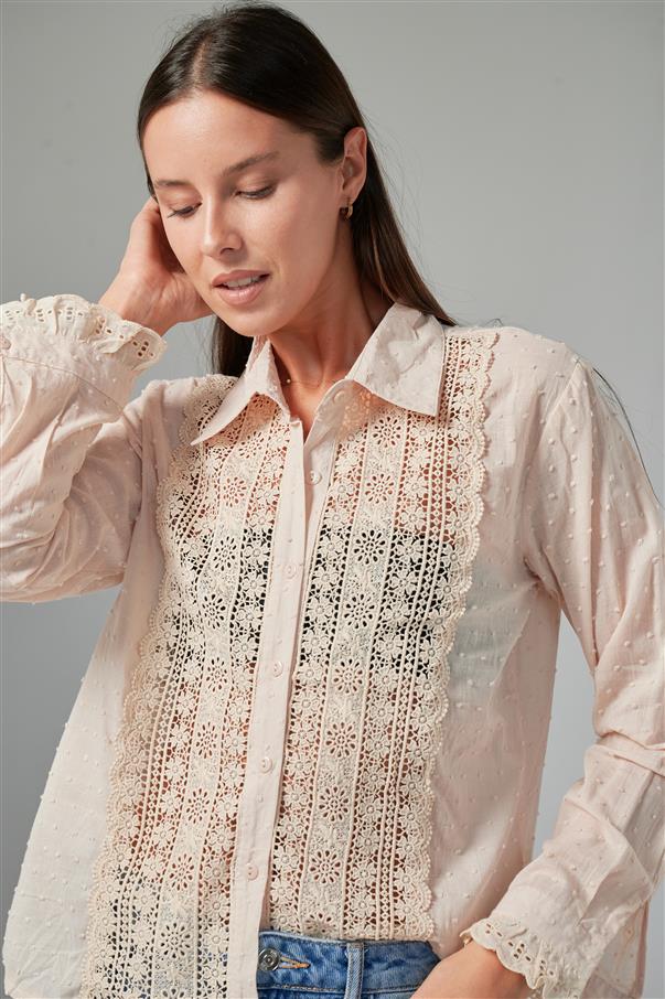 Camisa Vandal Plumeti Bordada